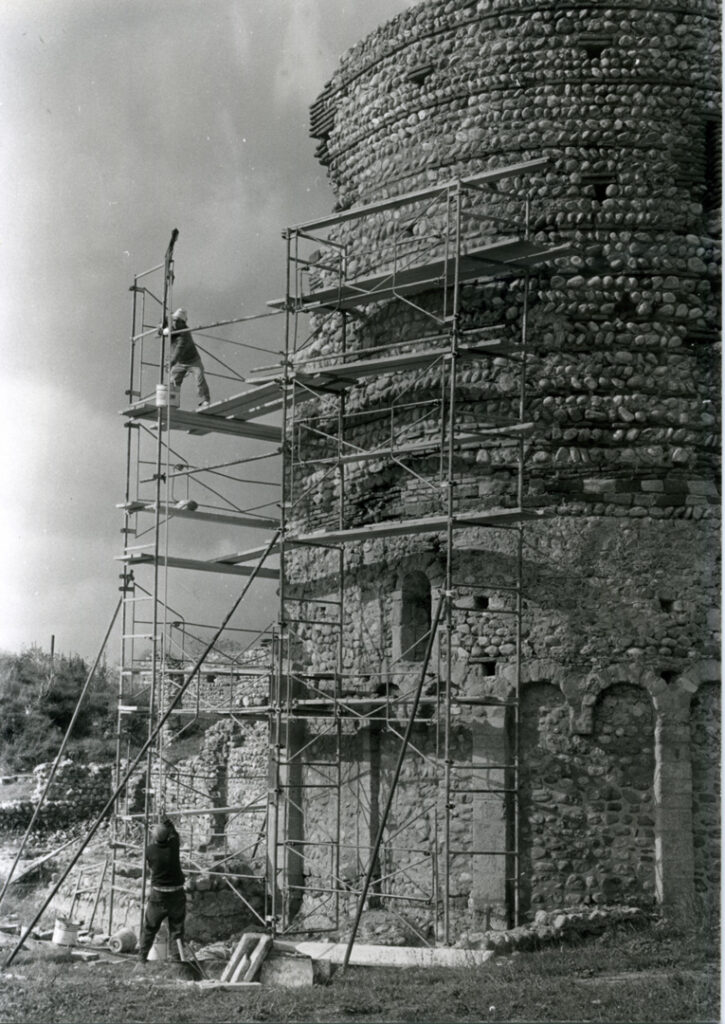 Château travaux 1964
